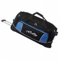 Preferred Nation Preferred Nation P9230.BLK/BLUE  34 in. Rolling Duffle - Black P9230.BLK/BLUE